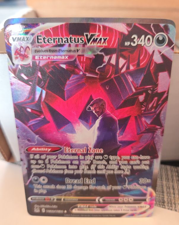2022 Pokemon TCG Eternatus VMAX #TG22/TG30 Lost Origin Trainer Gallery — front