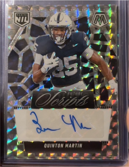 2025 Panini Mosaic Future Scripts #Quinton Martin — front
