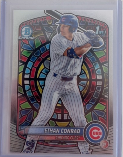 2025 Bowman Draft Chrome #BDC-17 Ethan Conrad — front