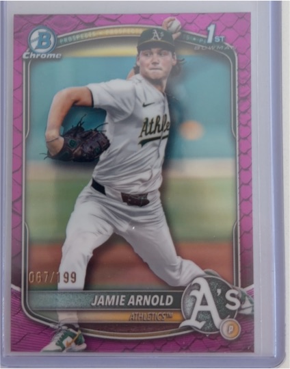 2025 Bowman Draft Chrome #BDC-30 Jamie Arnold — front