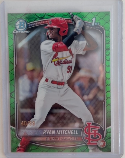 2025 Bowman Chrome #BDC-77 Ryan Mitchell — front