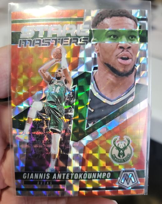 2024-25 Panini Mosaic Stare Masters #1 Giannis Antetokounmpo — front