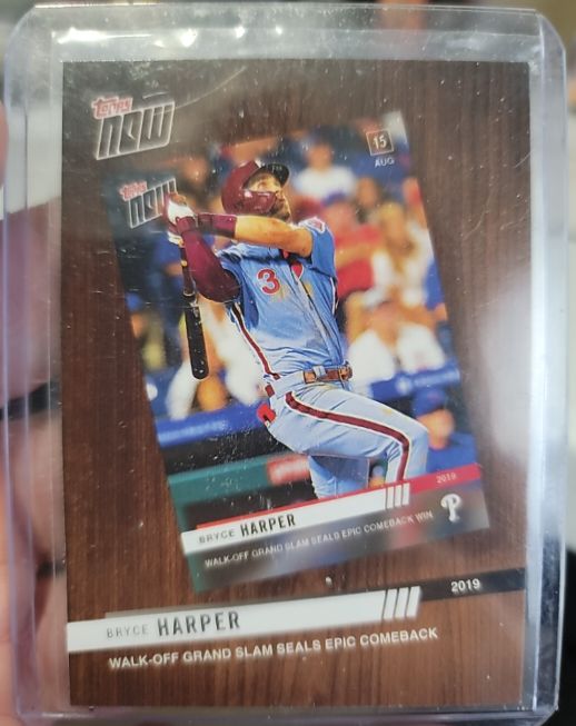 2020 Topps Now 2019 Review #TNR-8 Bryce Harper — front