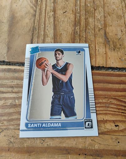 2021-22 Donruss Optic #176 Santi Aldama — front
