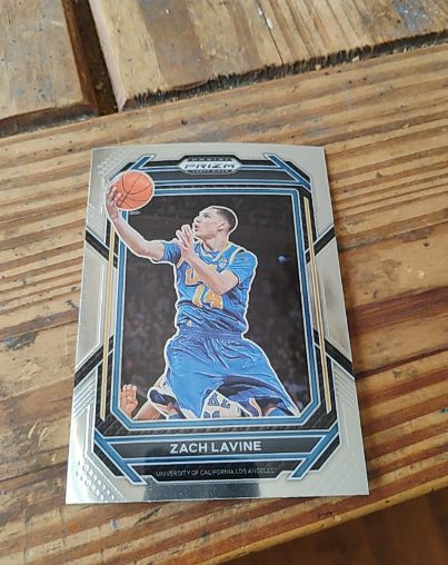 2023-24 Panini Prizm Draft Picks #59 Zach LaVine UCLA Bruins Basketball — front