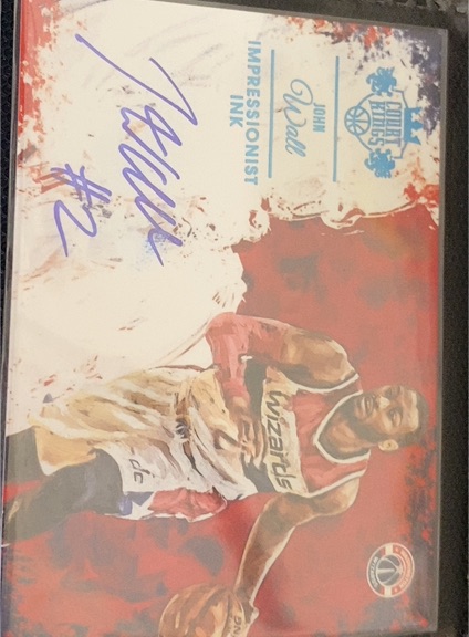 2015-16 Panini Court Kings Impressionist Ink #II-JW John Wall — front