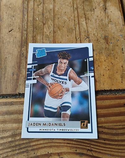 2020-21 Donruss #239 Jaden McDaniels Rookie Minnesota Timberwolves — front