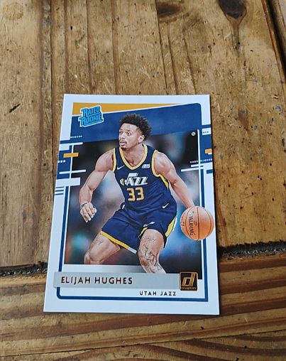 2020-21 Donruss Rated Rookie #246 Elijah Hughes — front