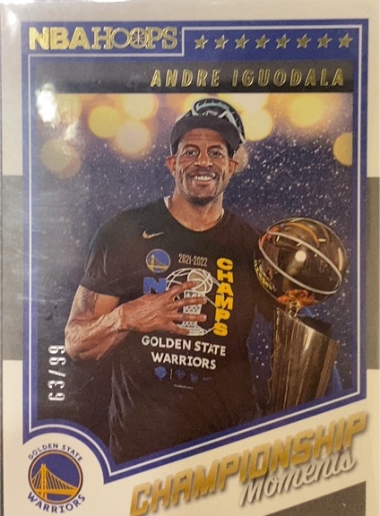 2022-23 Panini NBA Hoops #97 Andre Iguodala Championship Moments — front