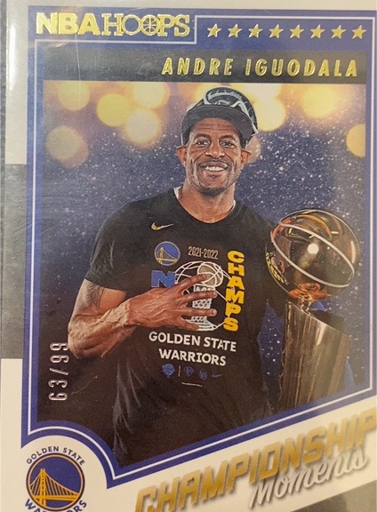 2022-23 Panini NBA Hoops #97 Andre Iguodala Championship Moments — front