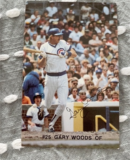 1983 Topps #25 Gary Woods — front