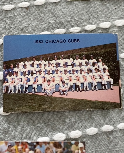 1982 Topps Chicago Cubs Team Card — front