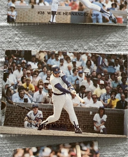 1986 Sportflics #6 Keith Moreland — front