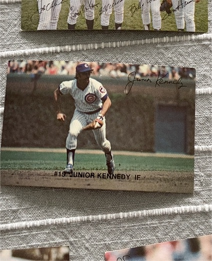 1982 Red Lobster #15 Junior Kennedy — front