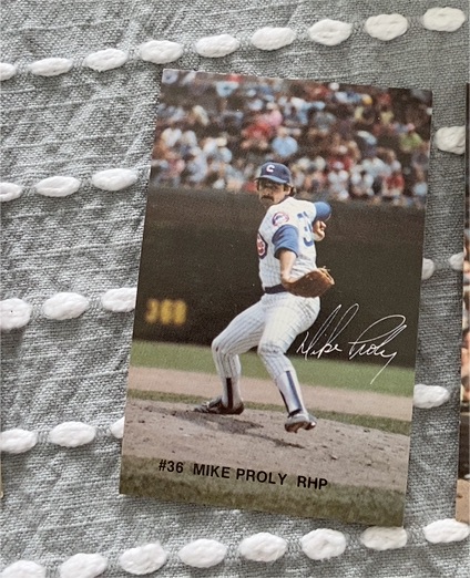1978 Unknown #36 Mike Proly RHP — front