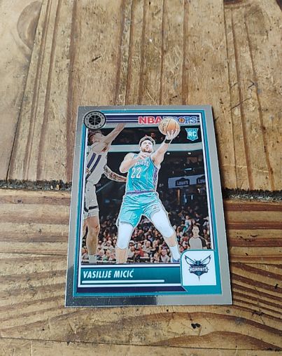 2023-24 Panini NBA Hoops Premium Stock #75 Vasilije Micic — front