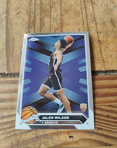 2023-24 Topps Chrome #61 Jalen Wilson Rookie Card — front