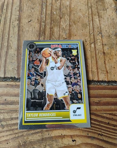 2023-24 Panini NBA Hoops Premium Stock #222 Taylor Hendricks — front