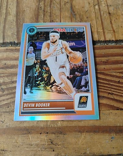 2023-24 Panini NBA Hoops Premium Stock #96 Devin Booker — front