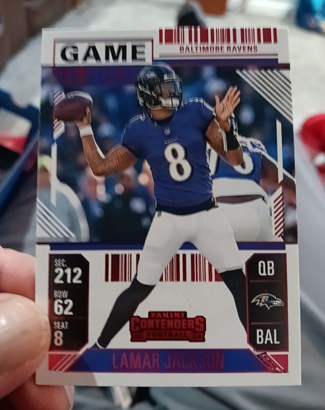 2024 Panini Contenders #7 Lamar Jackson — front