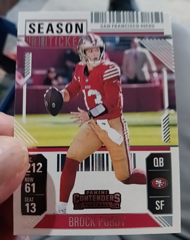 2024 Panini Contenders #88 Brock Purdy — front