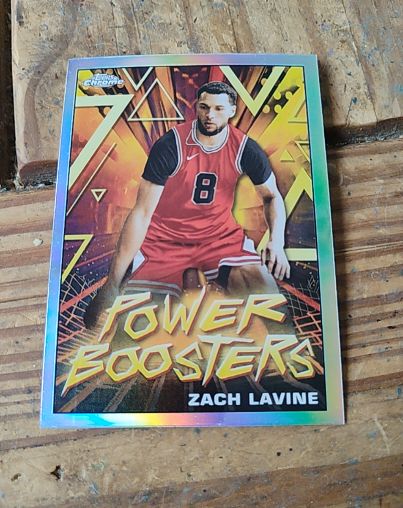 2023-24 Topps Chrome #PB-3 Zach LaVine Power Boosters — front