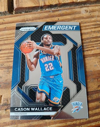 2023-24 Panini Prizm #29 Cason Wallace Emergent — front