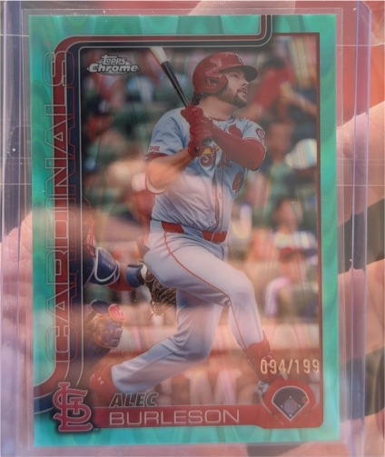 2025 Topps Chrome #281 Alec Burleson — front