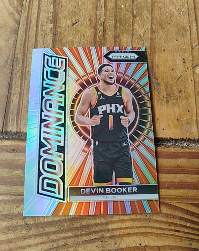 2023-24 Panini Prizm Dominance #11 Devin Booker — front