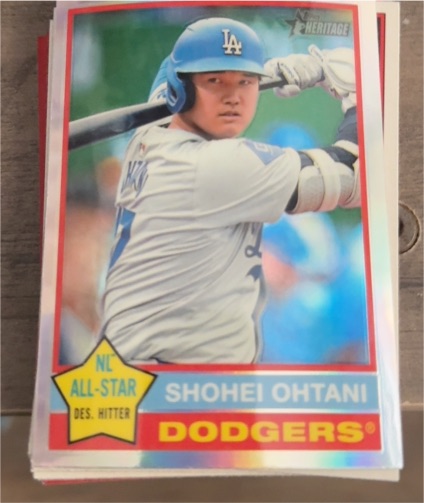 2025 Topps Heritage #148 Shohei Ohtani — front