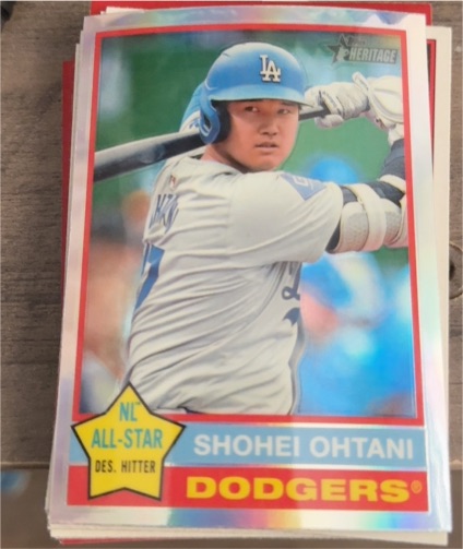 2025 Topps Heritage #148 Shohei Ohtani — front