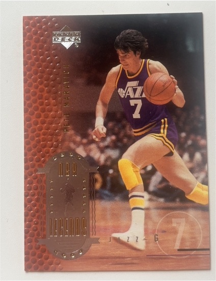 1999-00 Upper Deck NBA Legends #44 Pete Maravich — front