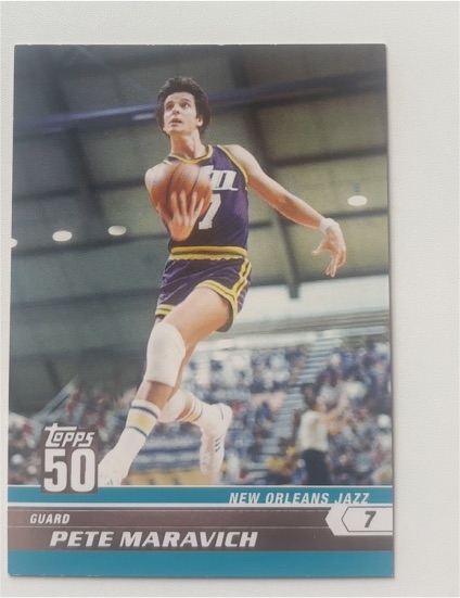 2007-08 Topps 50th Anniversary #50 Pete Maravich — front
