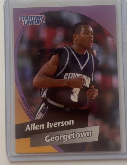 1998 Starting Lineup Allen Iverson Georgetown Hoyas — front