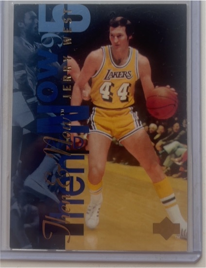 1994-95 Upper Deck Then & Now #353 Jerry West — front