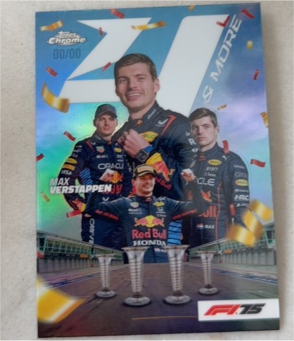 2025 Topps Chrome F1 #4N-1 Max Verstappen 4 & More — front