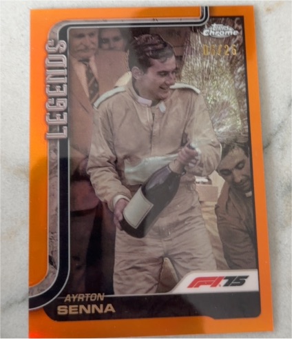 2025 Topps Chrome F1 Legends #162 Ayrton Senna — front