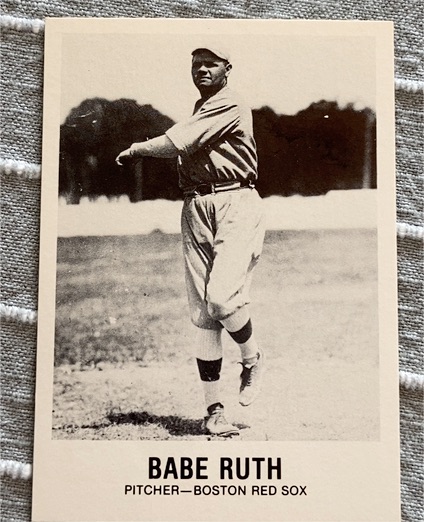 1981 TCMA Renata Galasso #165 Babe Ruth — front