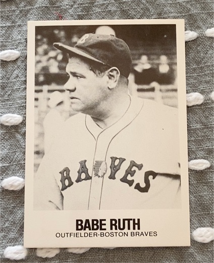 1977 TCMA Renata Galasso #69 Babe Ruth — front