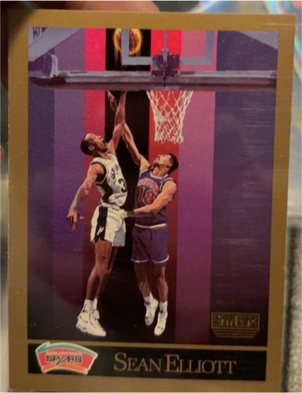1990-91 SkyBox #256 Sean Elliott — front