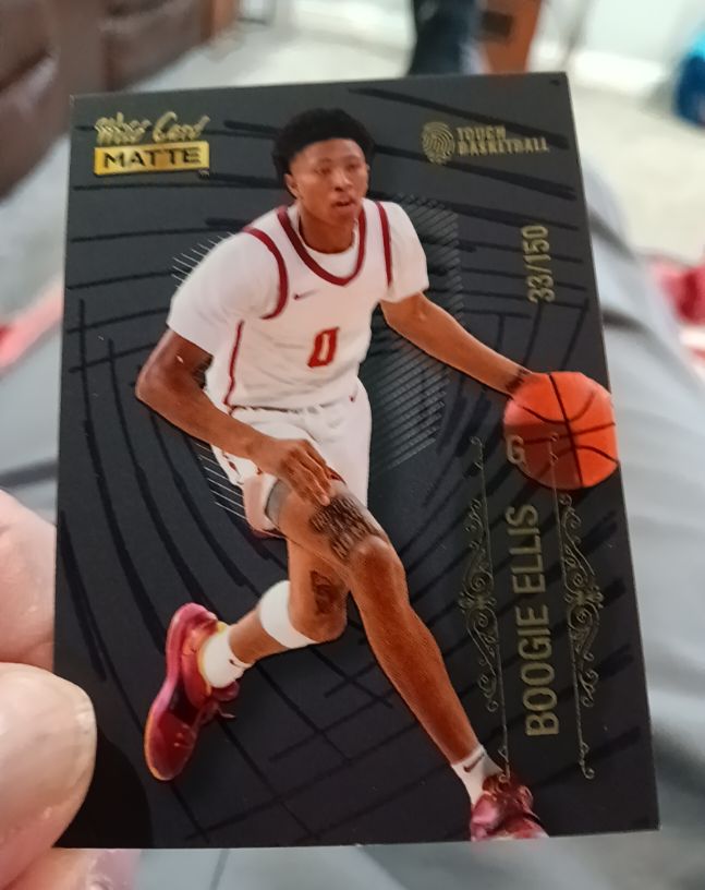 2022 Wild Card Matte Basketball #MB-9 Boogie Ellis — front