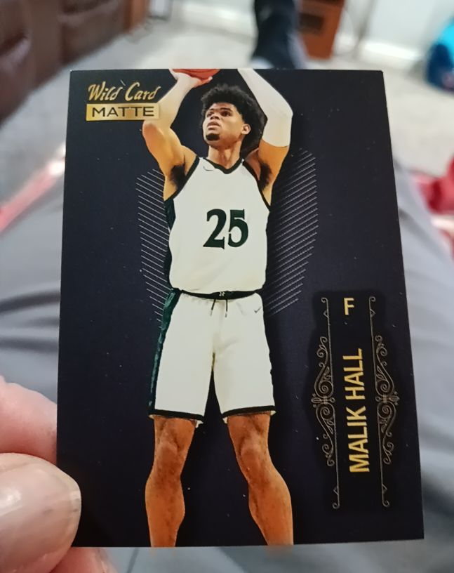 2022 Wild Card Matte #MB-54 Malik Hall — front