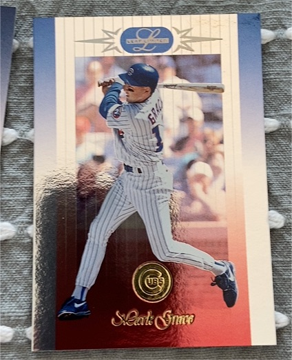 1996 Leaf Limited Mark Grace — front