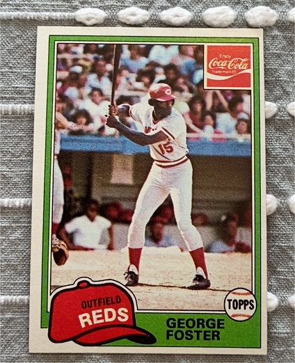 1981 Topps Coca-Cola #5 George Foster — front