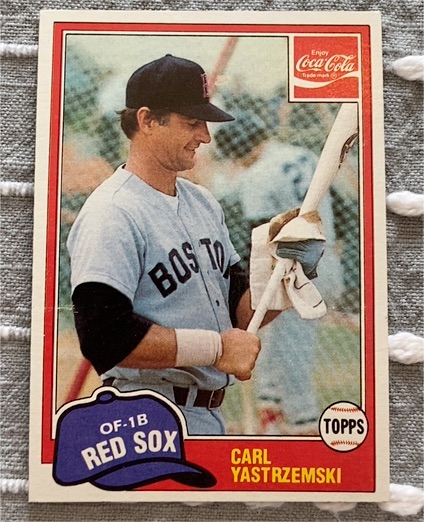 1981 Topps #110 Carl Yastrzemski — front