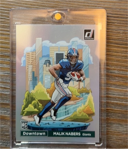 2024 Panini Donruss Downtown #18 Malik Nabers — front