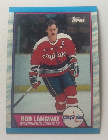 1989-90 Topps #55 Rod Langway — front