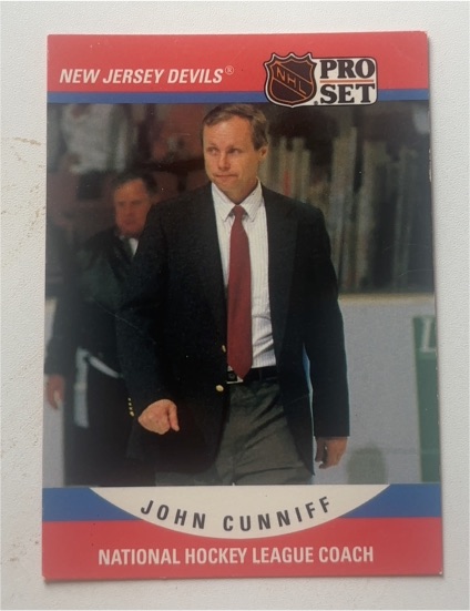 1990-91 Pro Set #670 John Cunniff — front