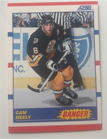1990-91 Score #340 Cam Neely — front