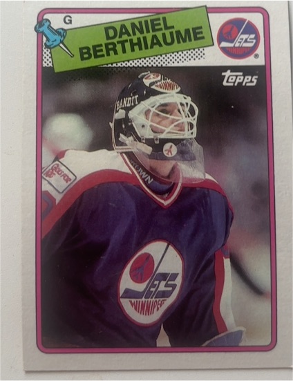 1988-89 Topps #142 Daniel Berthiaume — front